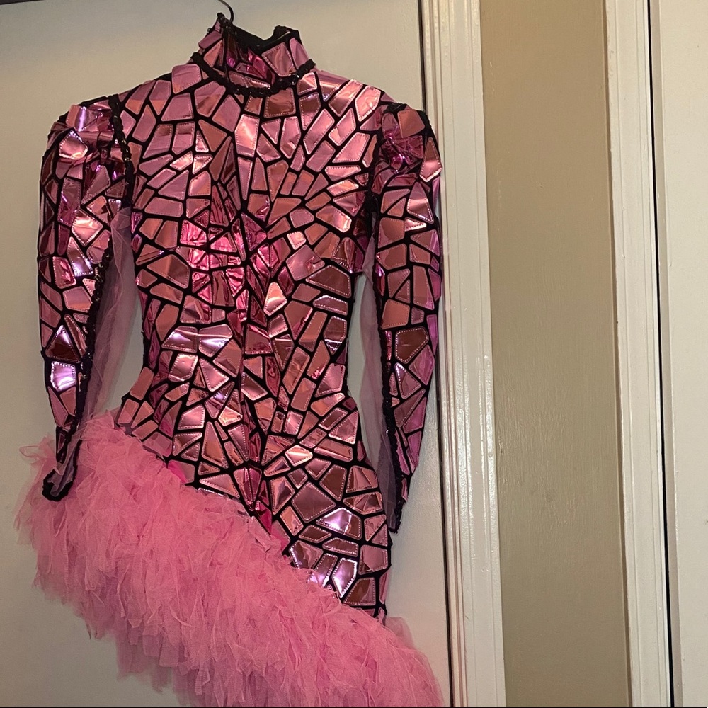Pink Sequins Dress